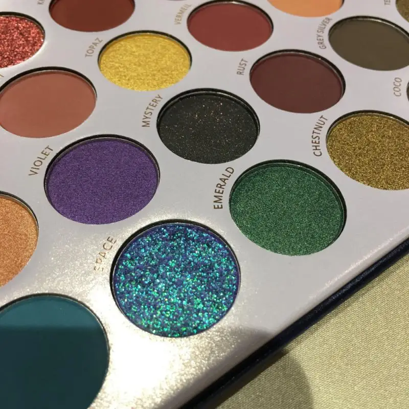 Beauty Glazed тени для век Палитра 40 цветов блестящие зеркальные Водонепроницаемая