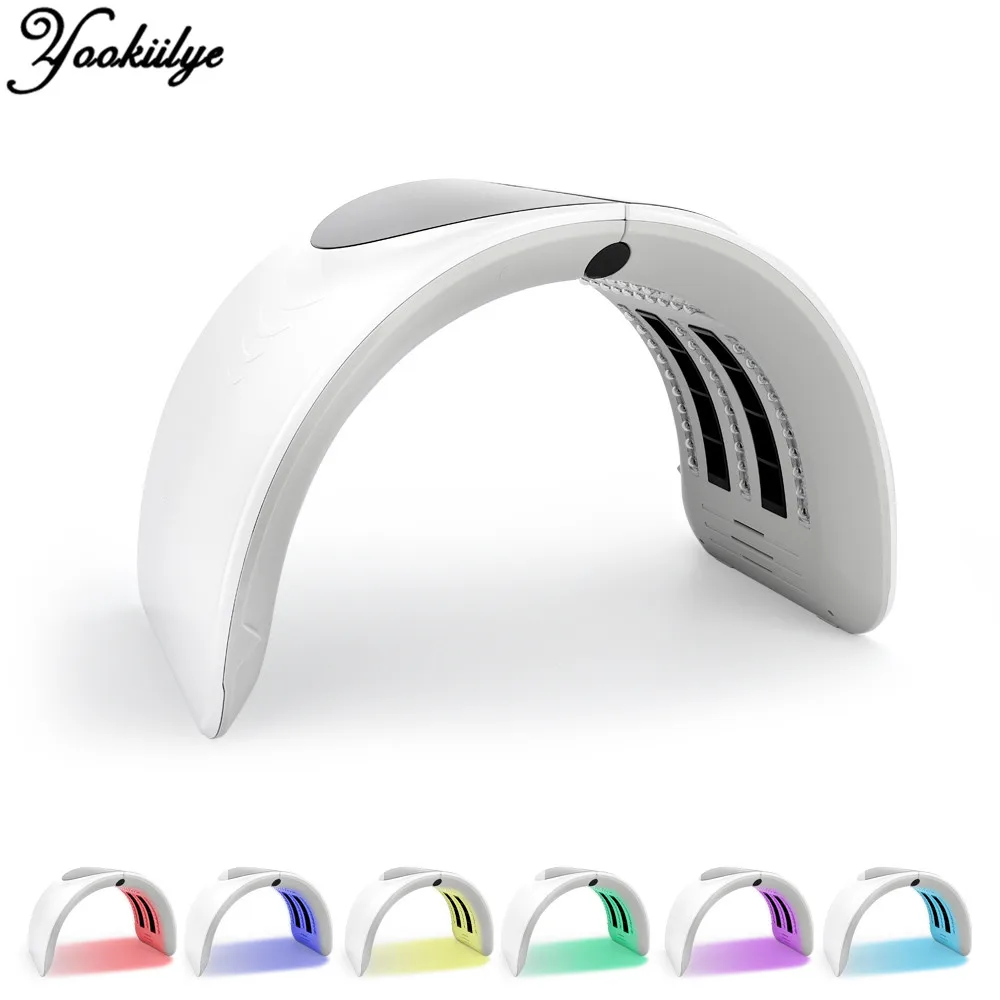 

6 Colors PDT Led Light Facial Therapy Lamp Foldable Beauty Device Acne Treatment Face Whitening Skin Rejuvenation Led Therapy