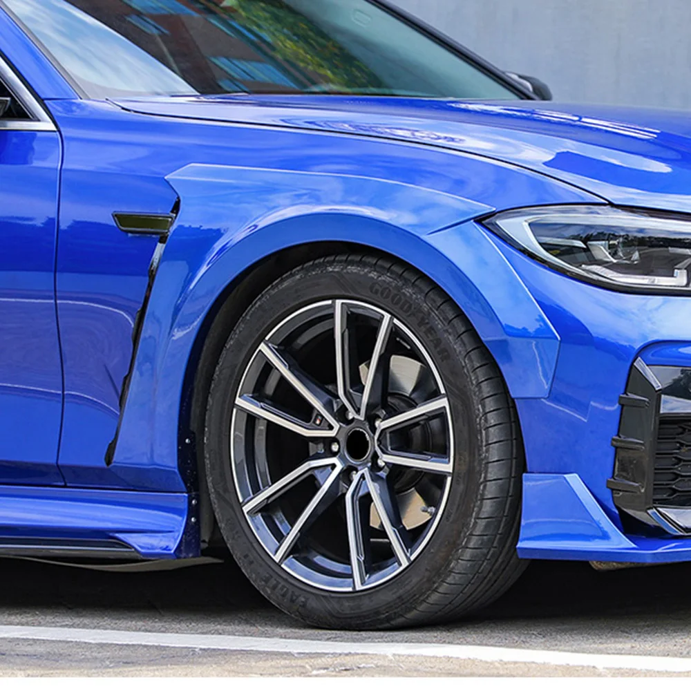 Комплект широких вспышек для крыльев BMW 3 серии G20 G28 седан 4D 2019 2020 UP из АБС пластика