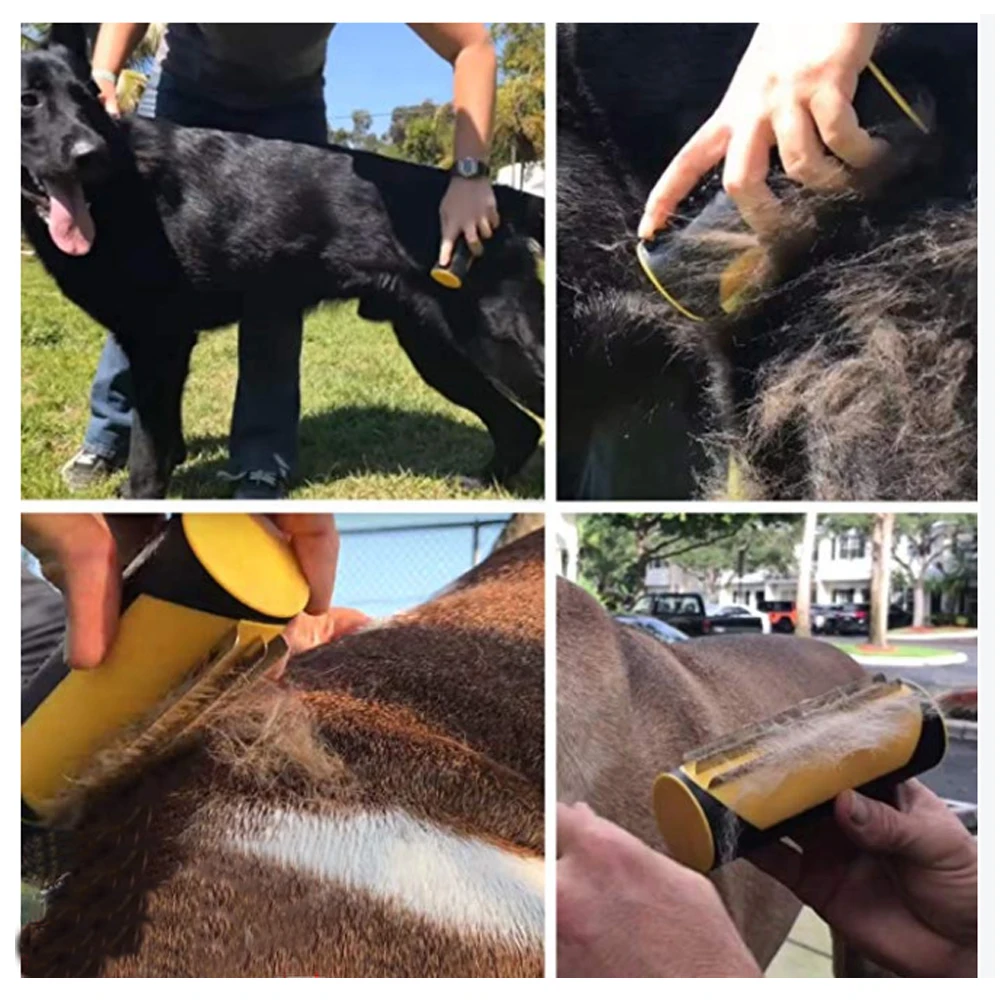 Щетка для удаления волос домашних животных гребень ролик кошек и собак|Расчески