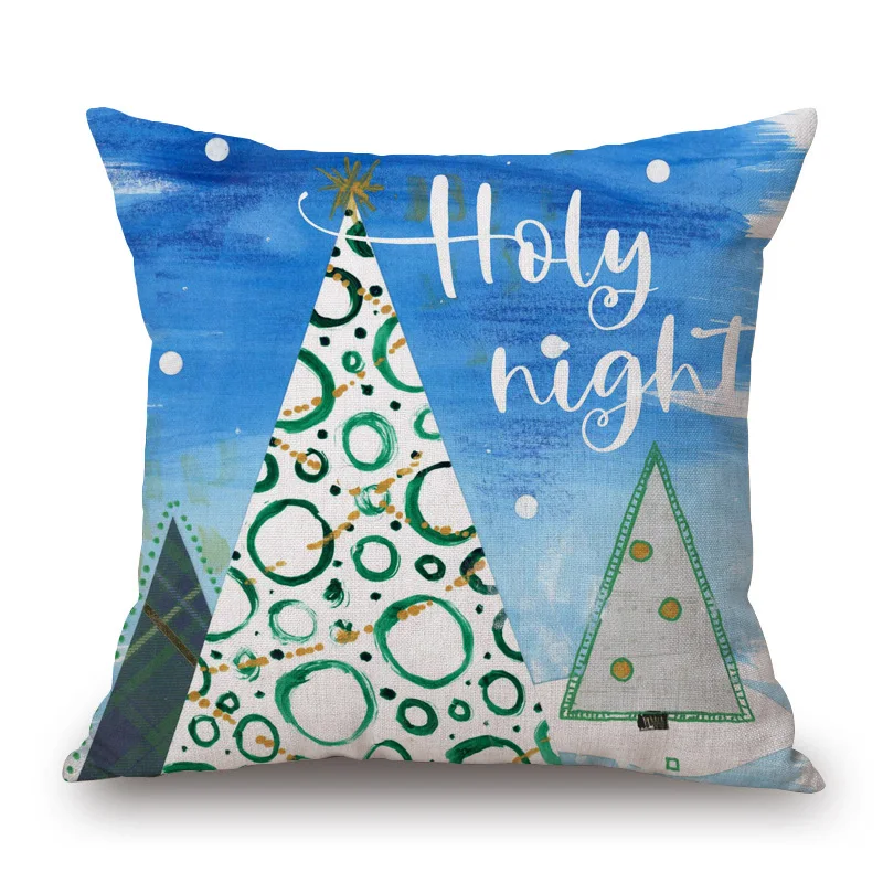 Наволочки с надписью &quotMerry Christmas" декоративные наволочки для подушек Joy Holy Night