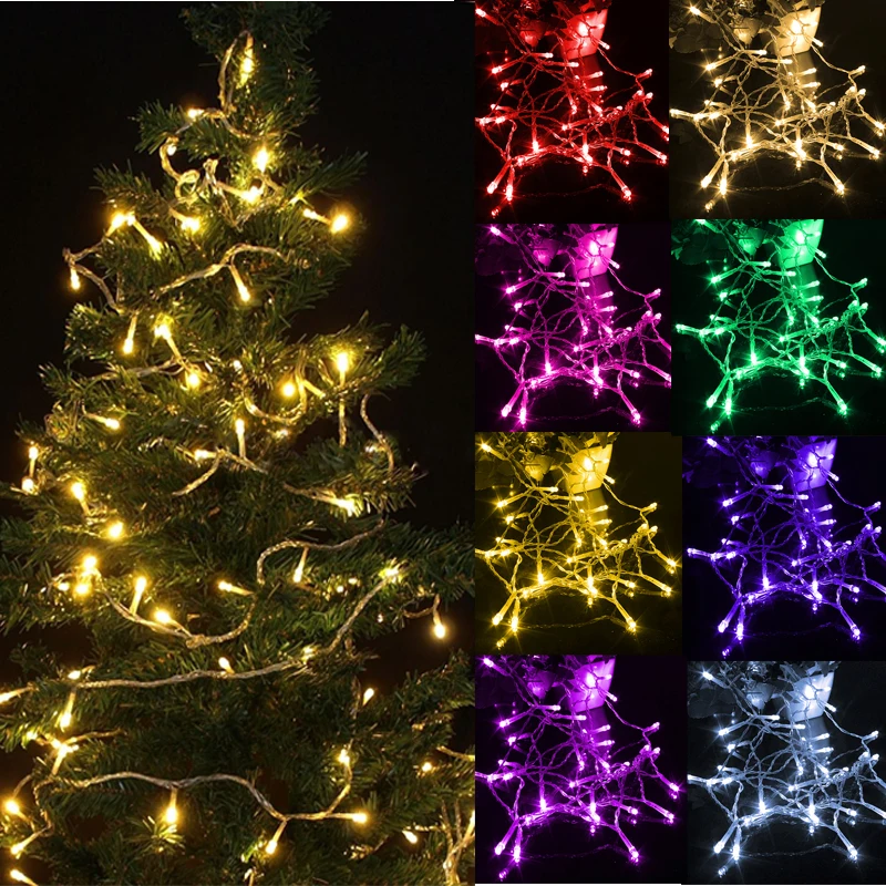 Рождественская гирлянда светодиодсветильник лампа с аккумулятором 3 м 30