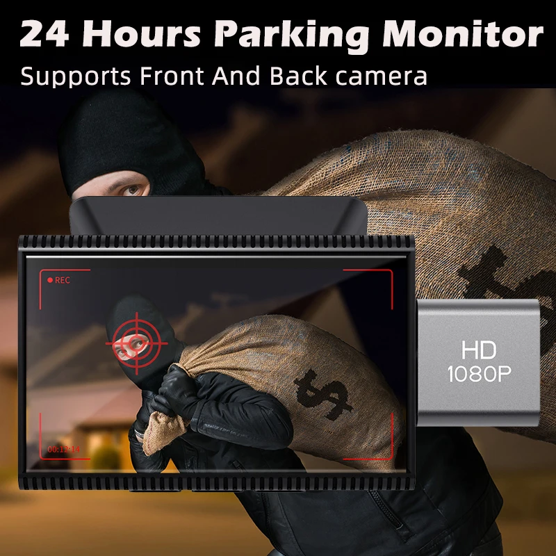 $78.02 Bluavido 4G Android Car Dash camera GPS Navigation HD 1080P Auto video registrator Recorder DVR Night Vision WiFi Remote Monitor