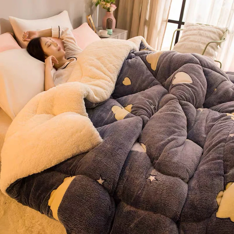 Теплое фланелевое одеяло в стиле пэчворк толстые стеганые одеяла для дома размер