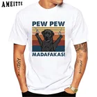 Футболка мужская с принтом Спасите собаку, Повседневная рубашка с короткими рукавами, лабрадор, черный, Pew, белая футболка с лабораторным дизайном, в стиле хип-хоп, на лето