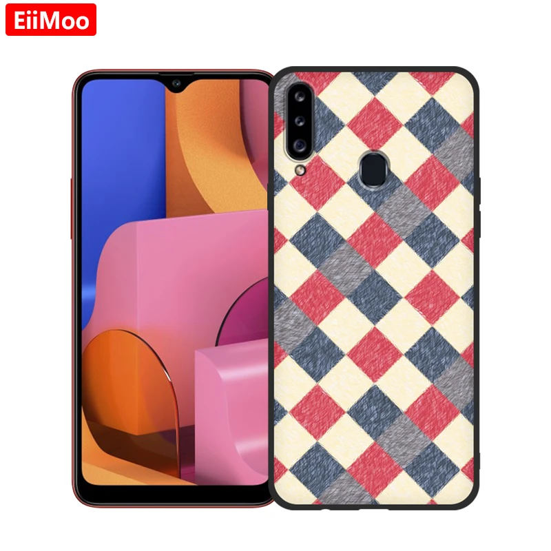 Силиконовый чехол EiiMoo для Samsung Galaxy A20s A20 S A207F A207M задняя крышка чехол|Бамперы| |