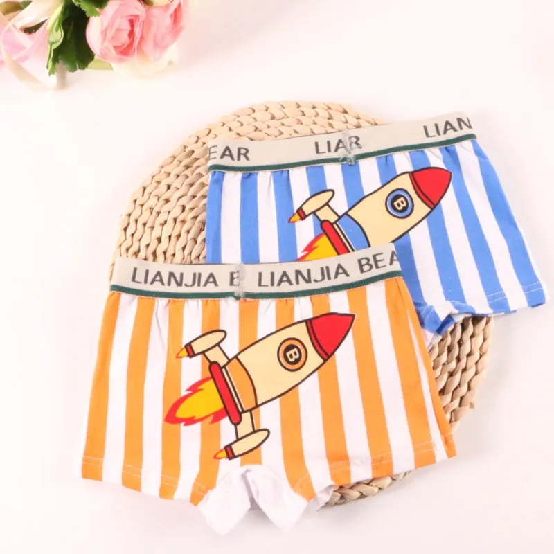 

2pc/lot Girls Boxer Children Underwear Cotton Combed Cotton Boxer Underwear2-10Years