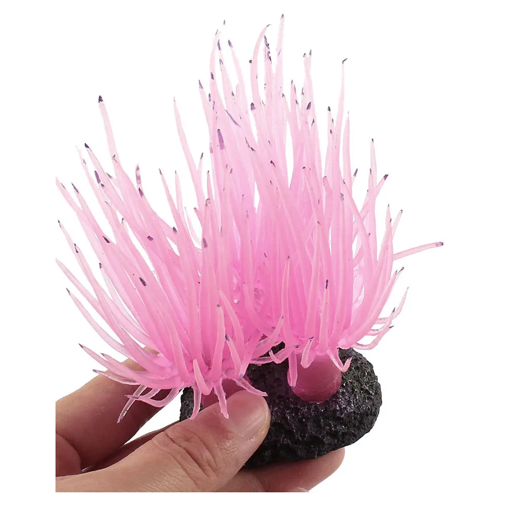 Аквариум силиконовый приятный Искусственный Коралл завод подводный водные