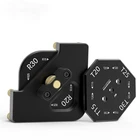 4 в 1 Угловой радиус шаблон зажим филе локатор дуги зажим для обрезки машины, маршрутизатора