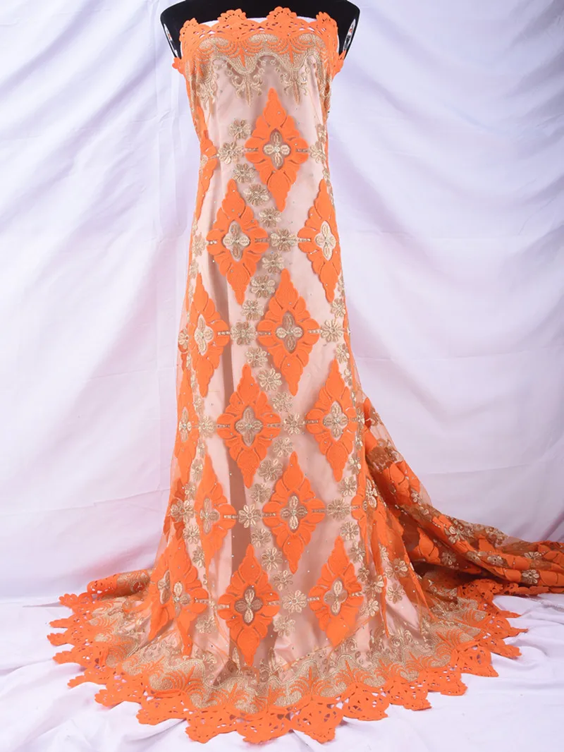 

Green New Designs French Tulle Lace Fabric 2020 High Quality Cord Guipure Embroidered with Stone African Lace Fabric for Wedding