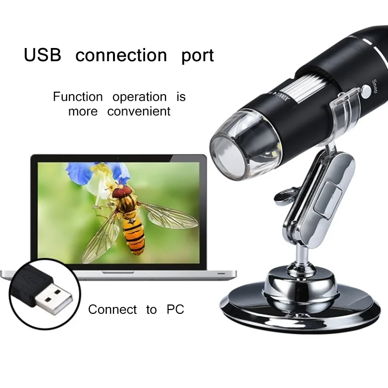 

50X~10X Million Pixel Focusing LED Digital Electron Microscope Magnifying Glass Electronic Stereo USB Endoscope Camera