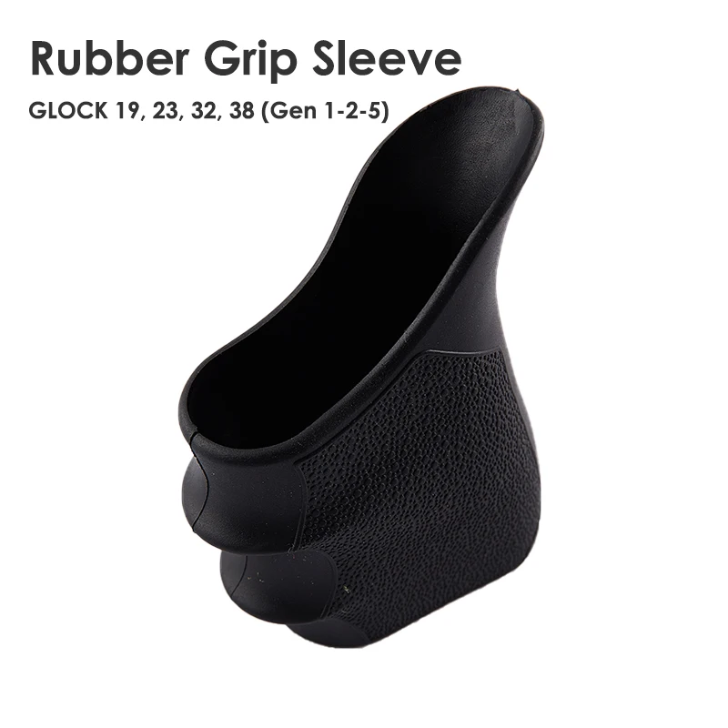 

1 шт. для GLOCK 19, 23,32, 38 резиновый захват для охоты Тактический Противоскользящий ремень ласточкин хвост Охотничьи аксессуары