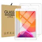 2 шт. Защитная пленка для экрана для iPad 10,2 ультратонкая прозрачная устойчивая к царапинам закаленная стеклянная пленка для 10,2 iPad 7-го8-го9-го поколения
