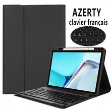 AZERTY Keyboard Case for Huawei Matepad 11 T10 T10s 10.4 Pro 10.8 Cover AZERT French Keyboard for Huawei Mediapad M6 10.8