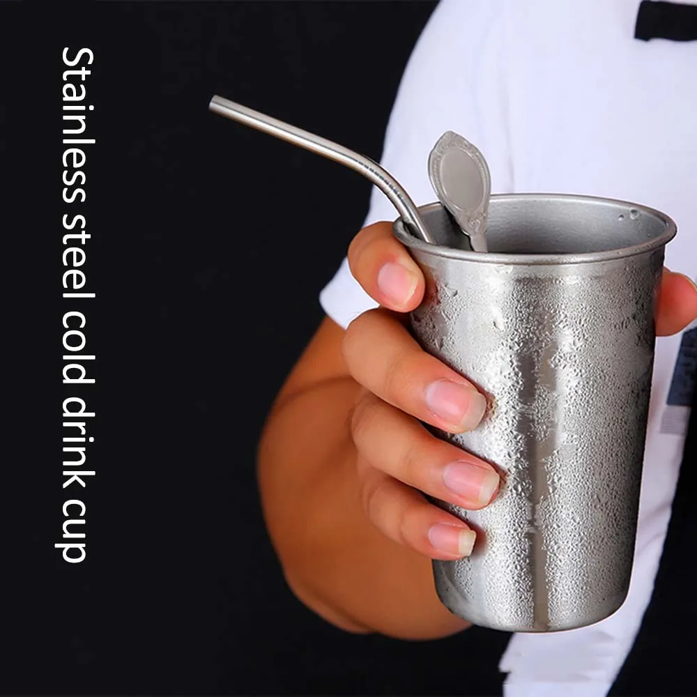 Многоцветная пивная кружка из нержавеющей стали набор кофейных чашек с холодным