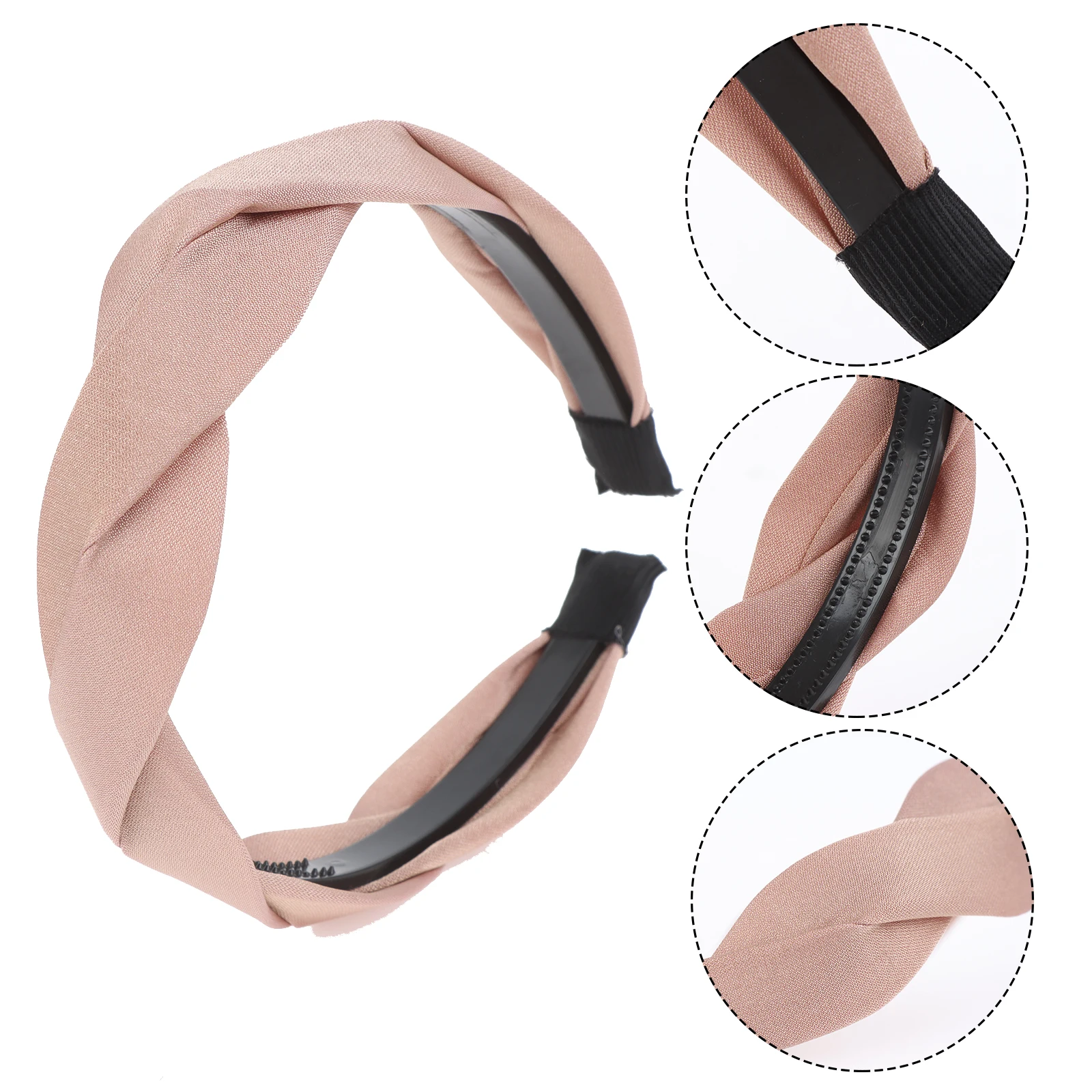 Fashion Lady Hairband Headband Turban for Women Solid Color Wide Hair Hoop Bezel Girls Bands Accessories |