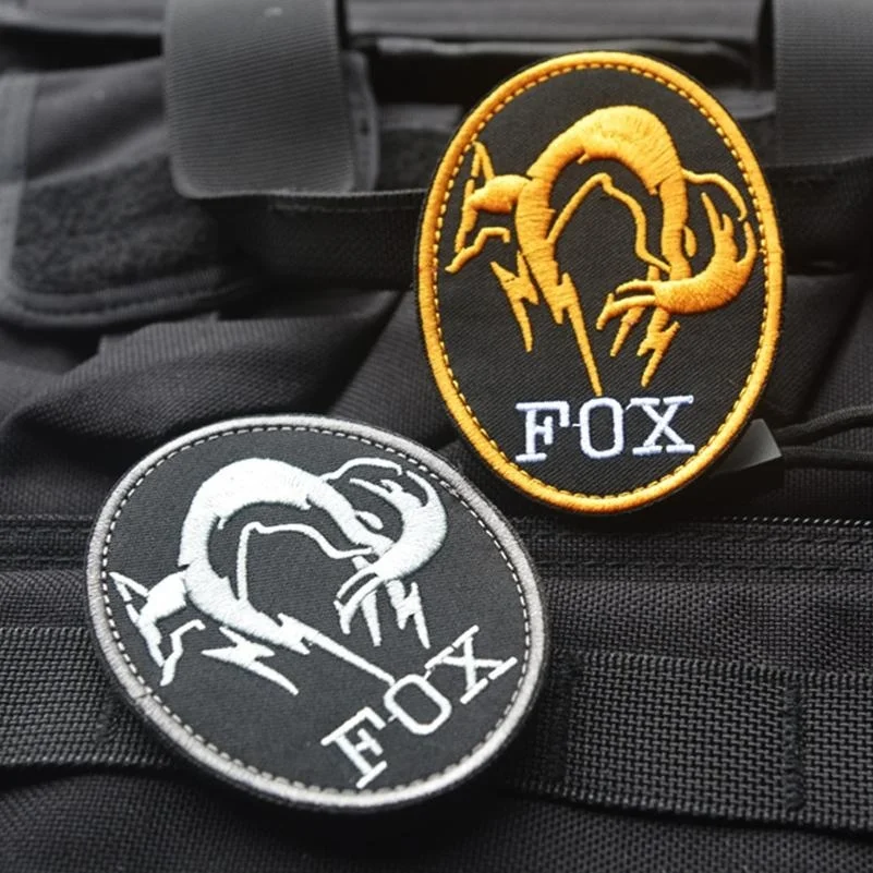 

FOX HOUND Embroidery Patch Special Force Armband Badge Military Tactical Decorative Patches Sewing Applique Embellishment