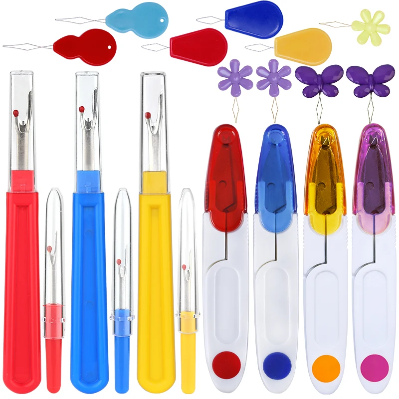 LMDZ набор для шитья шва Потрошитель иглы Threader портновские ножницы стежка