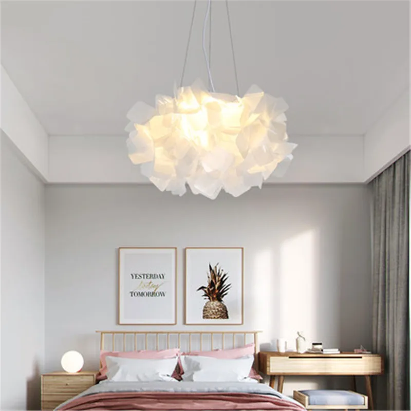 Goede Nordic Woonkamer Kroonluchter Eenvoudige Moderne Creatieve Lantaarn Slaapkamer Lamp Netto Rode Sfeer Warme En Romantische Lampen