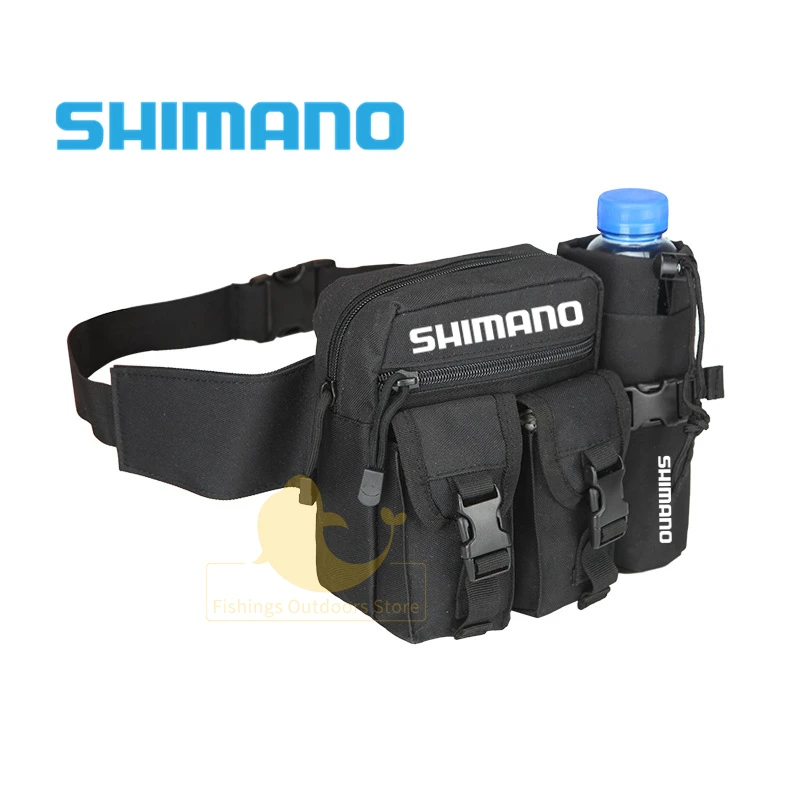 

Многофункциональный мужской рюкзак для рыбалки Shimano 2021, небольшая водонепроницаемая сумка для рыбалки, тактическая поясная сумка для бутыл...