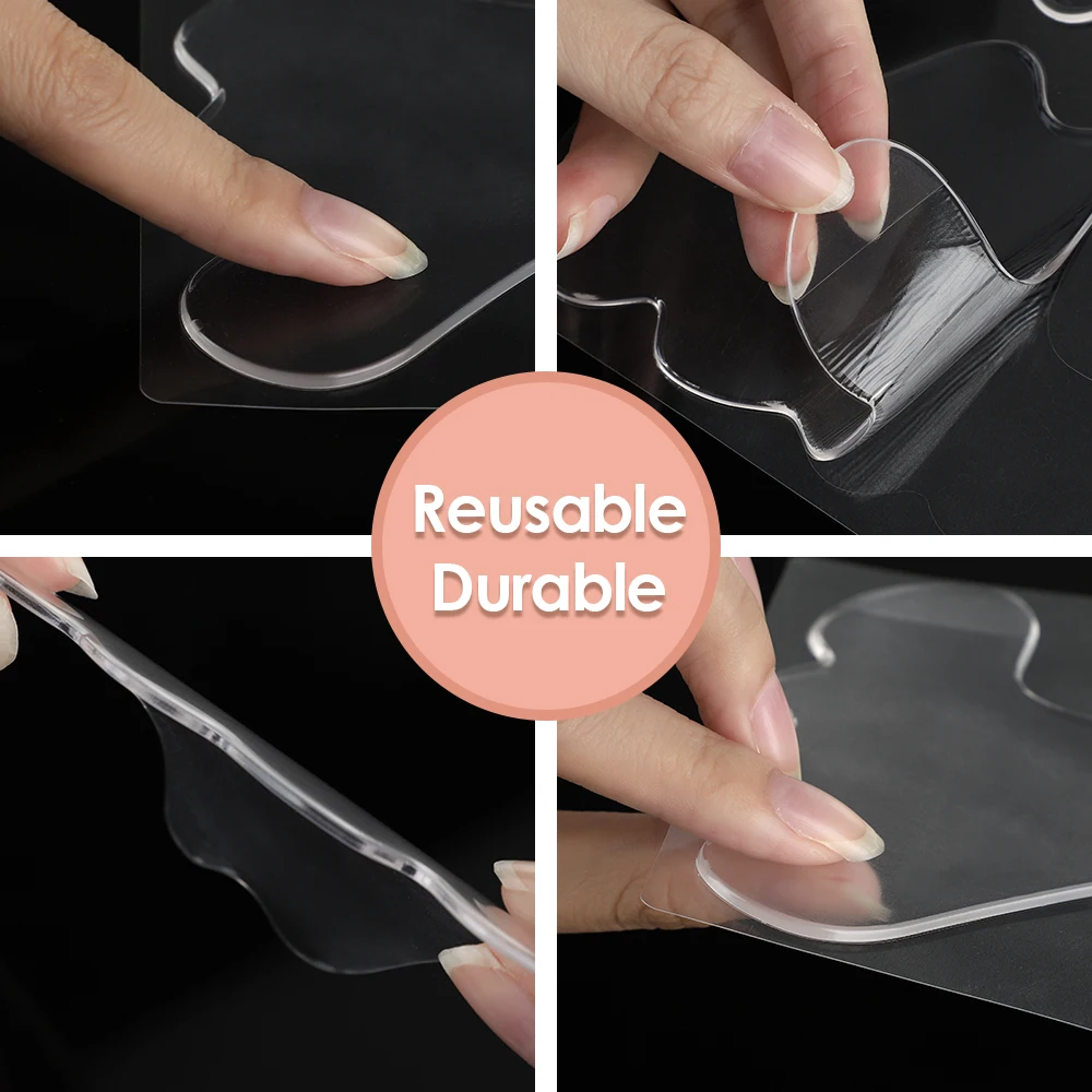 

Reusable Silicone Wrinkle Removal Sticker Face Forehead Neck Eye Sticker Pads Anti Wrinkle Anti Aging Skin Face Lifting Patches
