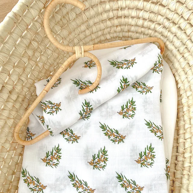 

Newborn Baby Swaddling Blankets Muslin Organic Baby Blanket Swaddle Wrap Soft Toddler Stroller Bedding Blankets Bohemia