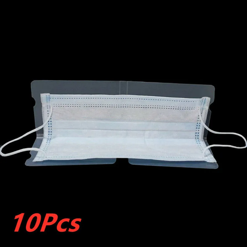 

10Pcs MASK Storage Folder Foldable Temporary Storage Box Portable Plastic Bag