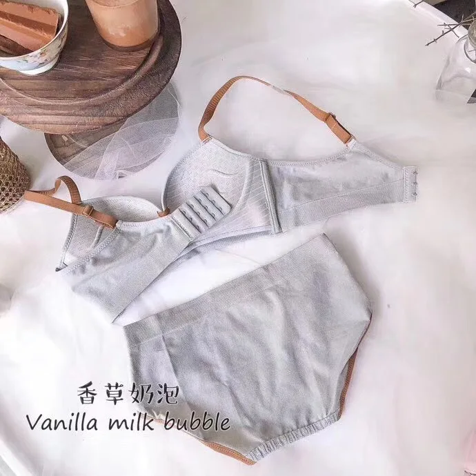 Мягкое Нижнее белье для женщин собранное на маленькую грудь без стальных дышащих