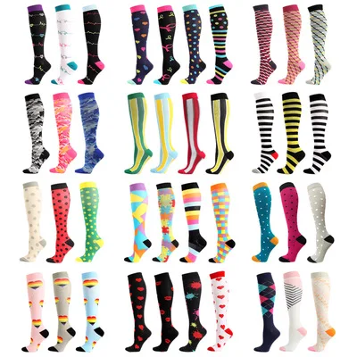 

Compression Socks Nursing Hiking Travel Flight Socks Running Fitness Cycling Socks Fit For Edema,Diabetes,Varicose Veins