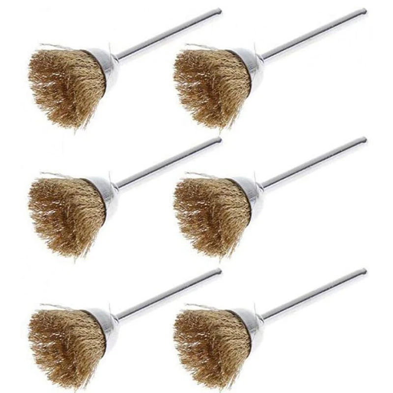 

Wire Brush Kit Steel Brass Cleaning Brush Rotating Tool for Accessories Pen-Shaped Flat Type Bowl-Shaped Cleaning Brush