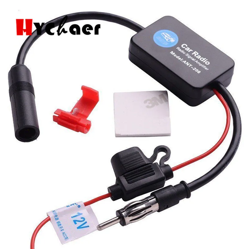 Универсальный автомобильный радиоприемник 12 В FM антенна усилитель сигнала