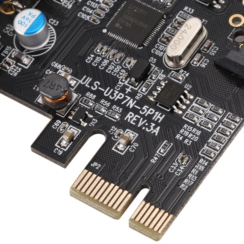 7 портов Pci-E Usb 3 0 Express Card 5 снаружи и 2 порта для передней панели через 19Pin внутри с В
