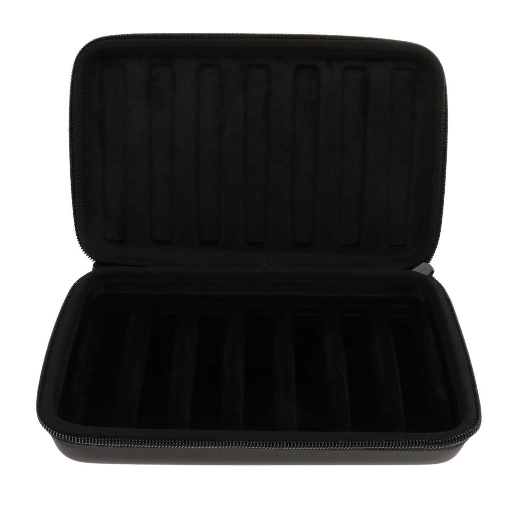 

EVA 10 Holes Harmonica Storage Bag Case Box Black - Hold 7pcs Harmonicas