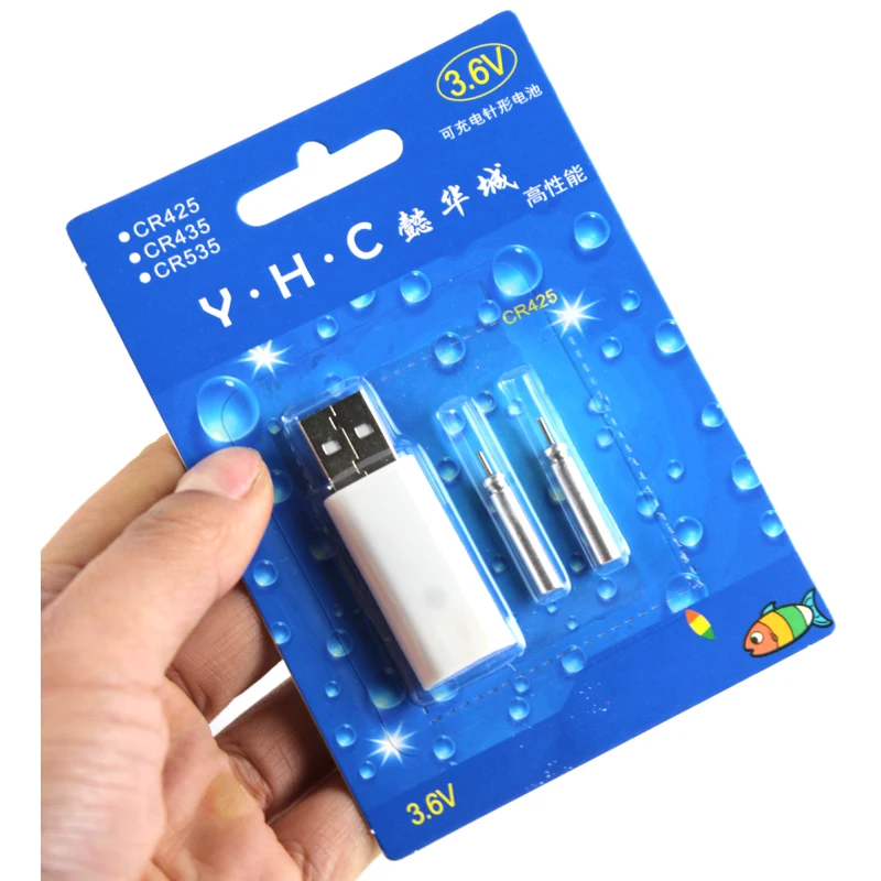 Аккумуляторная батарея для рыбалки CR425 USB электронных плавающих рыболовных