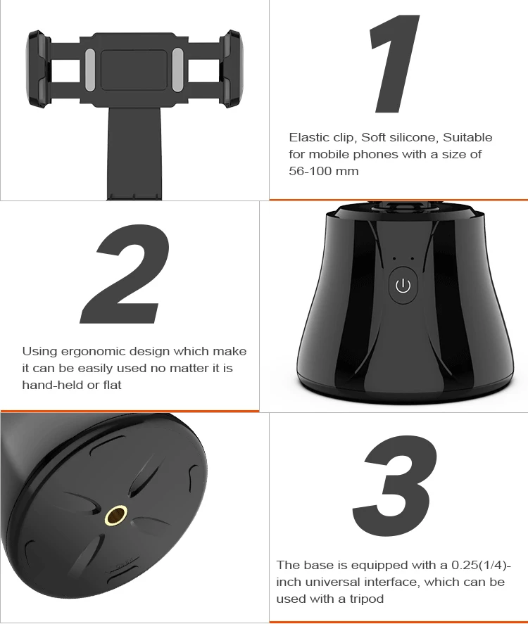 Вращающийся на 360 градусов смарт-трекер активности селфи карандаш для лица