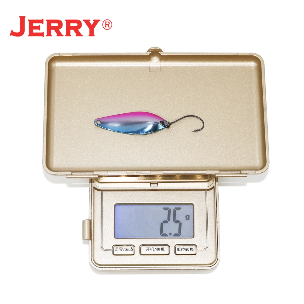 Jerry 1 шт., латунные рыболовные ложки pesca, яркие цвета, высокое качество, безделушки, форель, ложка, рыболовные приманки