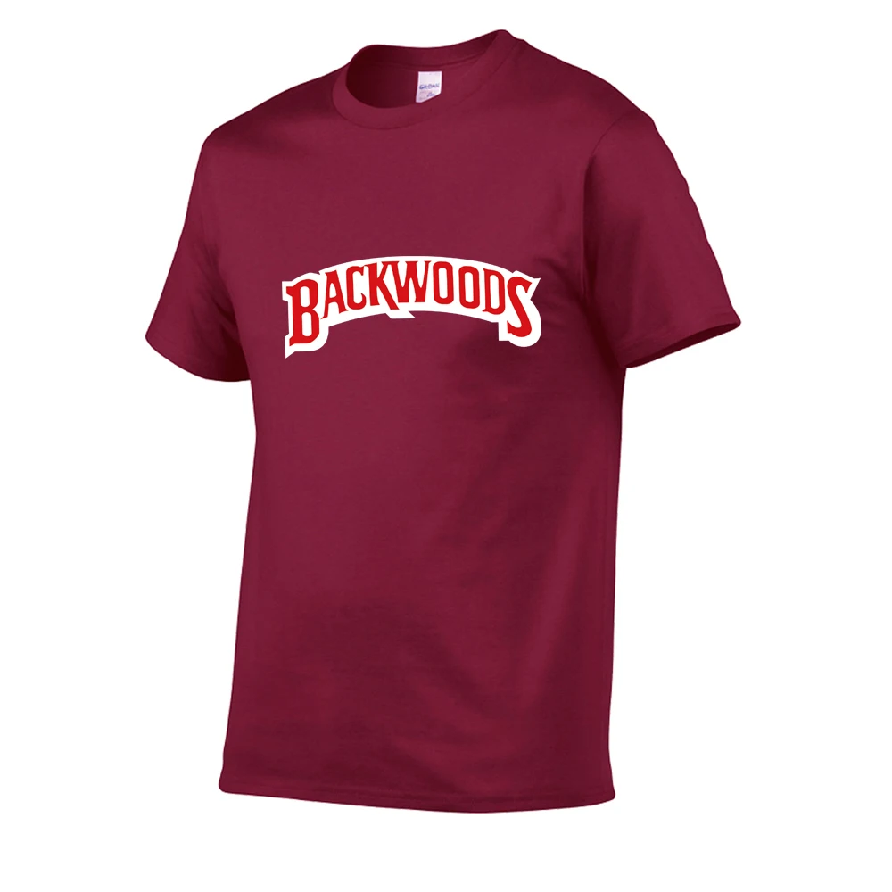 

New Fashion T-shirt Pullover Summer Mens Tshirts Backwoods Printing Round Neck T-shirts Men's Short Sleeve tshirt