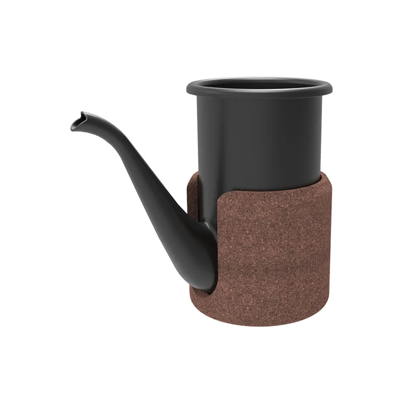 400 мл Корк Кофе горшок Нержавеющая сталь ручной капельная Кофеварка стройные