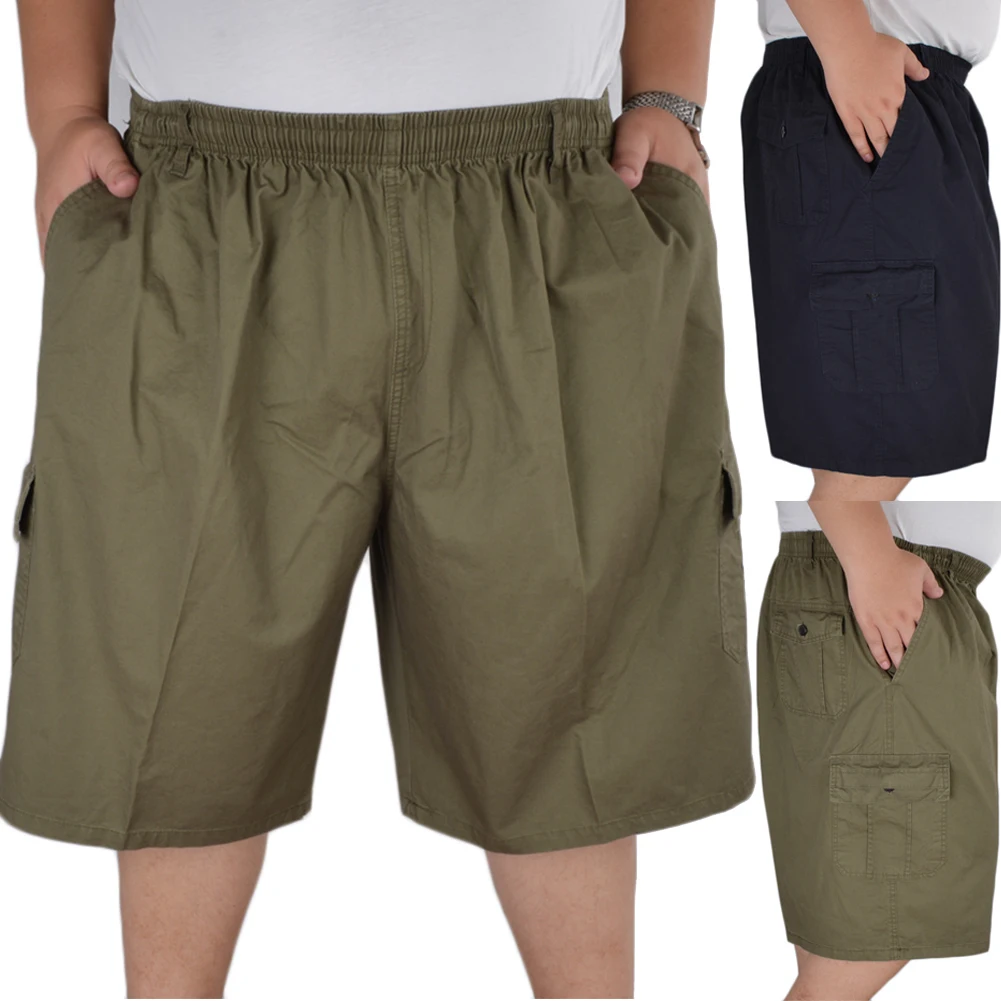 

2021 Men'S Shorts Summer Men'S Jogging Shorts Casual Work Casual Shorts Middle-Aged Plus Size Shorts Loose Fitness Shorts Hot