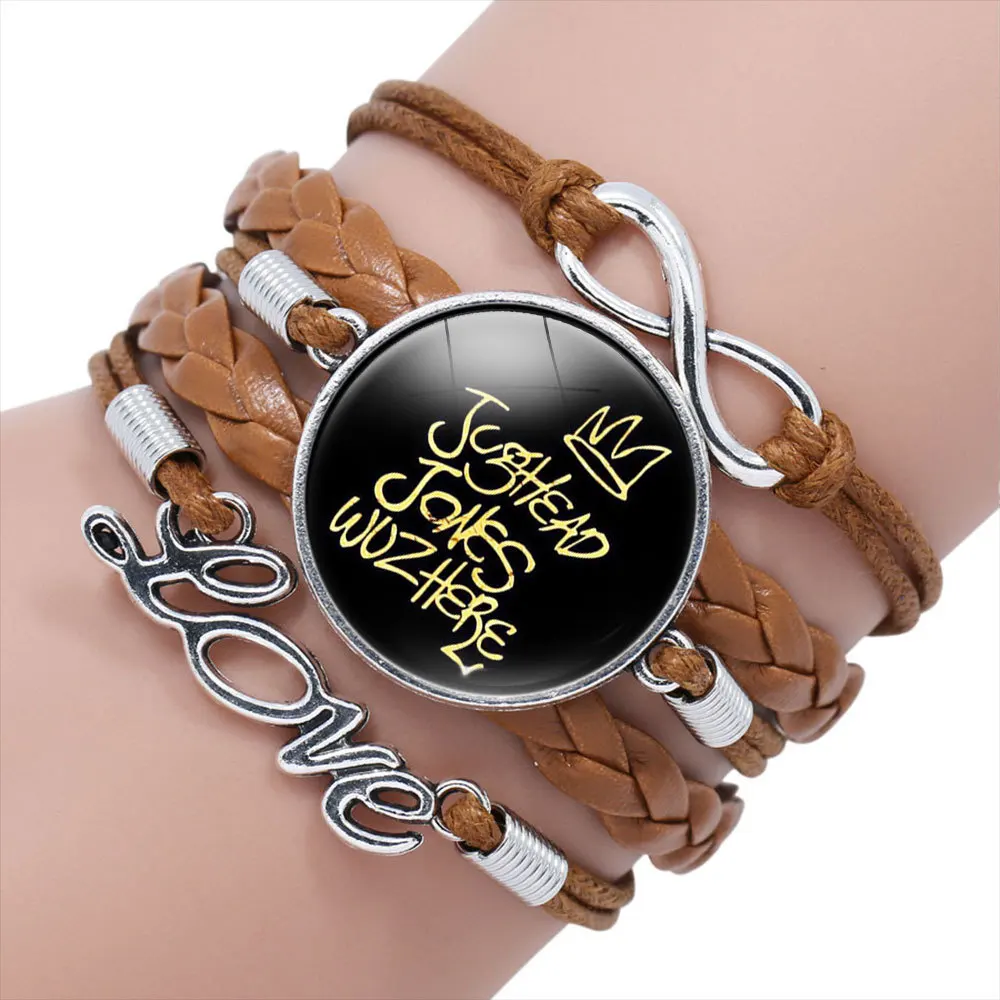 Кожаный браслет FIMAODZ TV Riverdale South Side Serpents стеклянная купольная кнопка