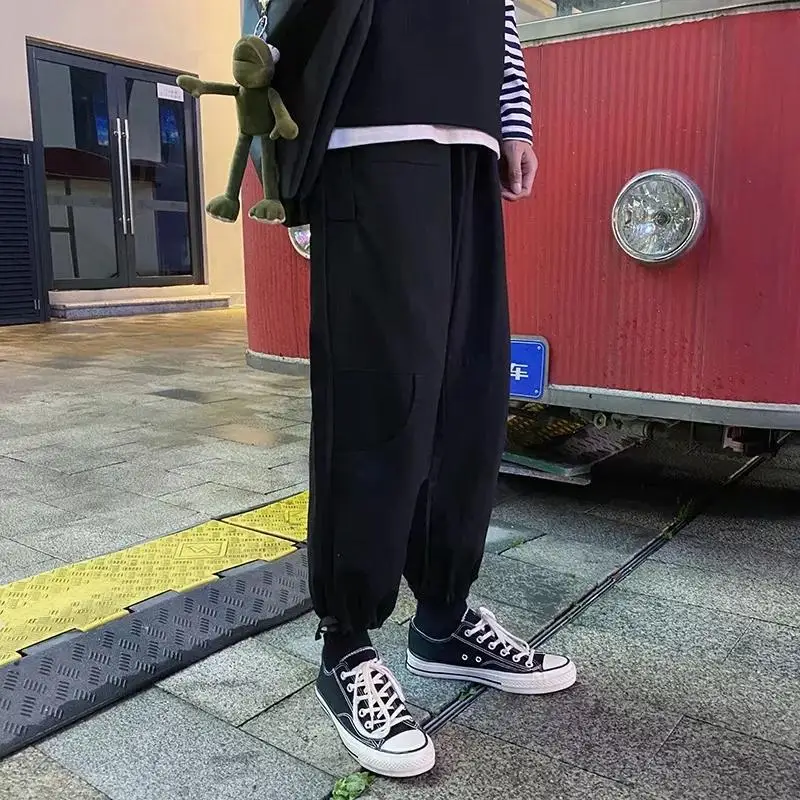 Модные мужские брюки повседневные s забавные хип хоп Рэп классические средний
