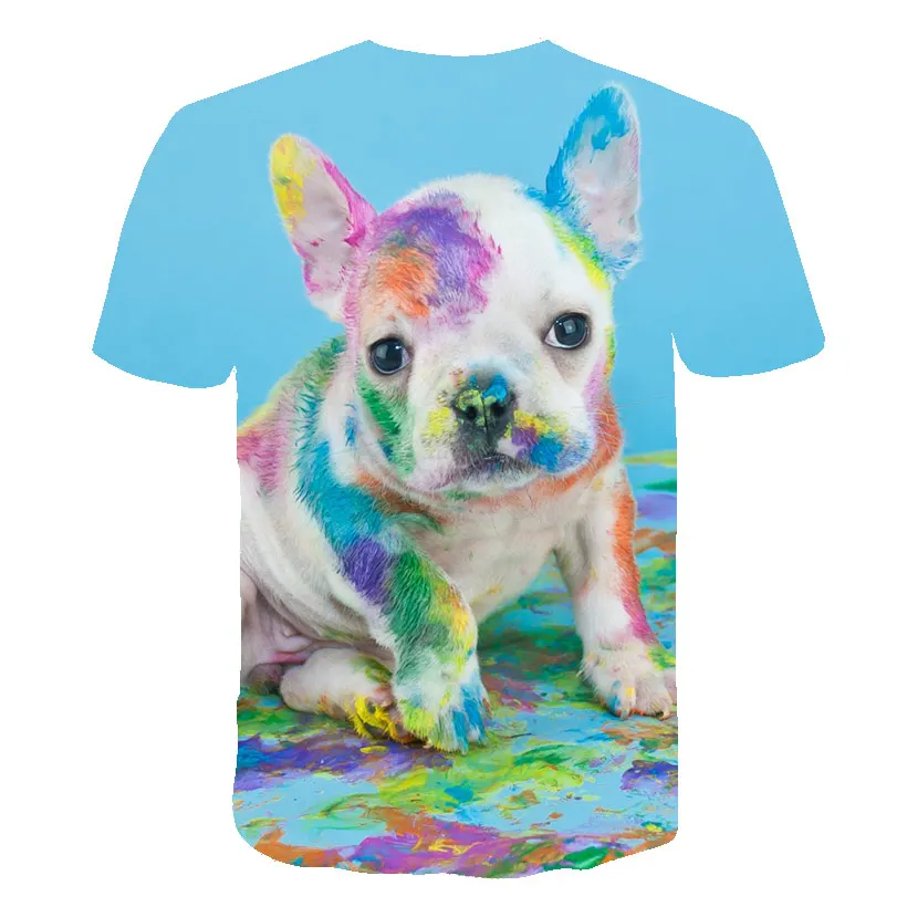 

2021 Kid Animal T Shirt Funny Cute Boys Clothes Summer Tops 3D Short Sleeve Tee Children Clothing Casual O Neck Baby Costume 14T