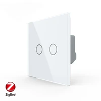 livolo eu standardsmart switch wifi 2 gang 1 way app control zigbee wall light touch switch for google home alexayandex