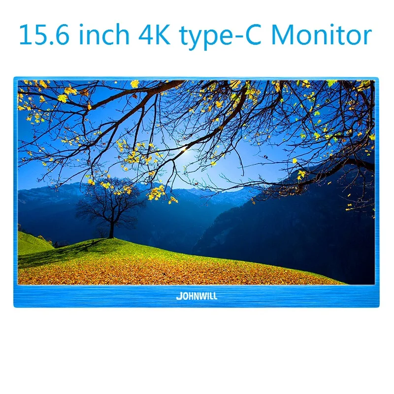 15.6 4K Blue 13,3 15,6 дюймовый 4K портативный монитор 2HDMI DP USB-C 3840x2160 ips lcd 60FPS Видео игровой монитор для Raspberry Pi PS3/PS4/Xbox 360 - Цвет: 15.6 4K Blue
