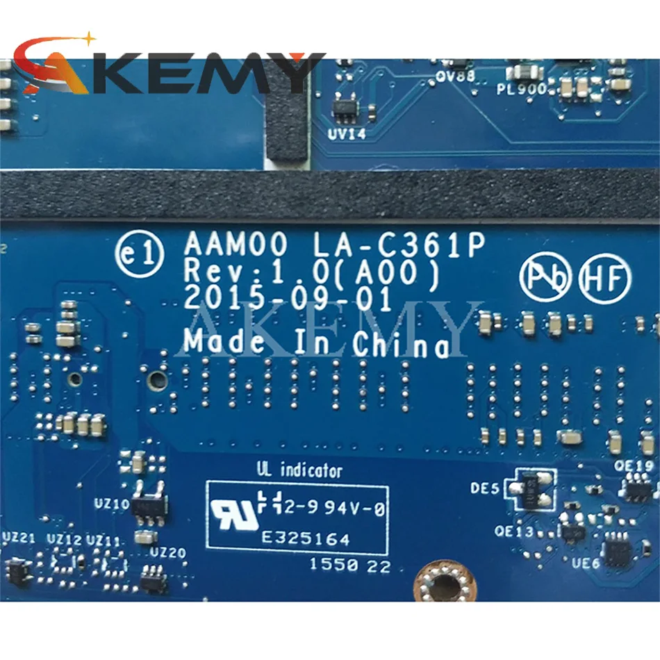 Verkauf Original Laptop Motherboard Für DELL XPS 9550 I5-6300HQ Mainboard CN-06N5NK 06N5NK AAM00 LA-C361P SR2FP N16P-GX-A2 DDR4