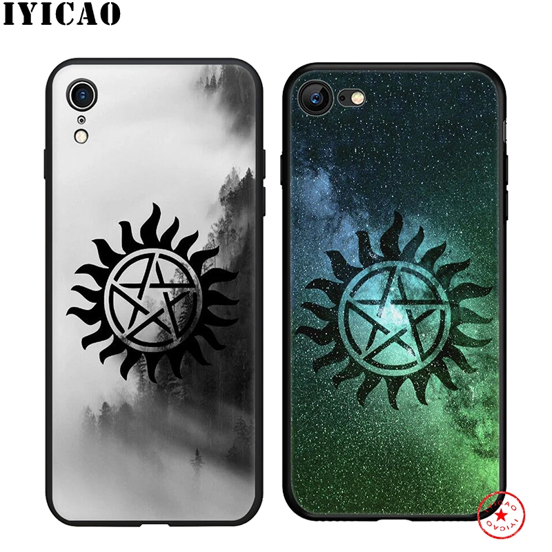 IYICAO Show Supernatural Soft Phone Case for iPhone 11 Pro XR X XS Max 6 6S 7 8 Plus 5 5S SE Silicone TPU |