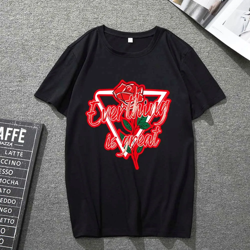 

T-shirt Men's and Women's O-neck General Personality Graphic Printing Tops Men's and Women's Short-sleeved Comfortable Tops