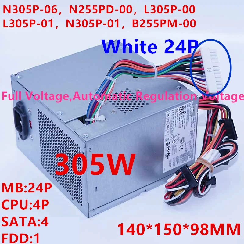 Новый оригинальный блок питания для ноутбука Dell 745 330 755 360 380 5150 5100 305W Питание N305P 06