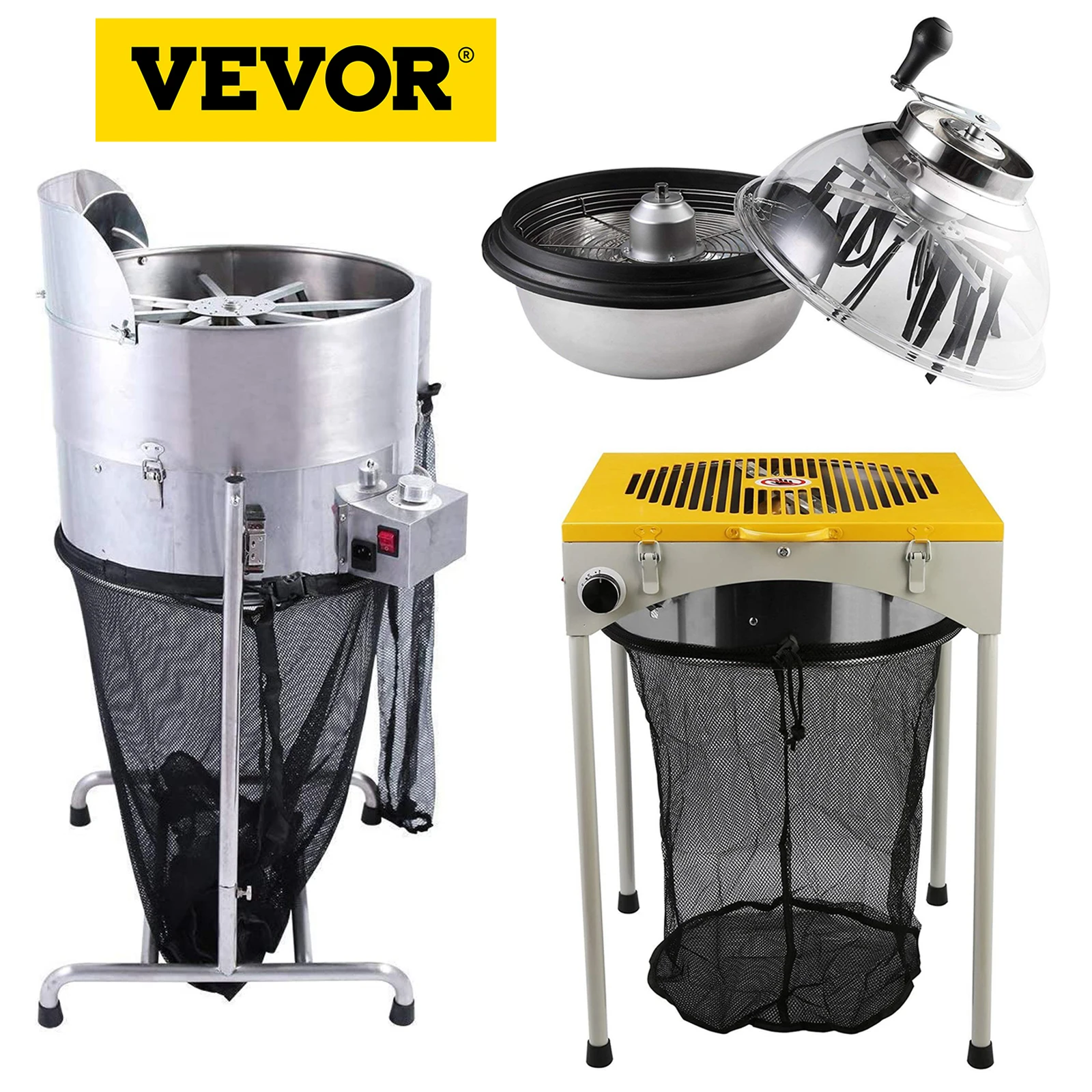 

VEVOR Spin Bud Trimmers 16 18 Inch Bowl Leaf Trimmer Plant Bud Leaf Electric Cutter Gardening Tools for Herbal Making