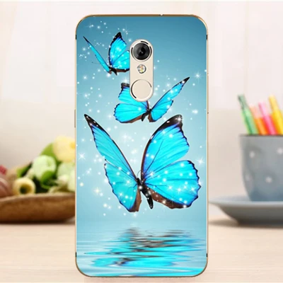 Модный силиконовый защитный чехол для телефона с рисунком ZTE V7 Plus Blade | Мобильные